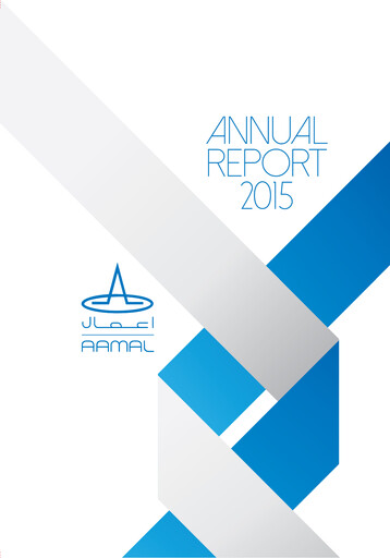 Miniature Aamal Company Rapport annuel 2015