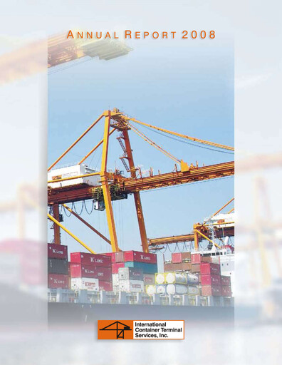 Vorschaubild International Container Terminal Services Jahresbericht 2008