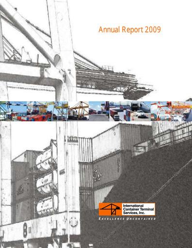 Vorschaubild International Container Terminal Services Jahresbericht 2009