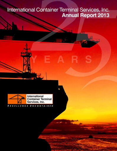Vorschaubild International Container Terminal Services Jahresbericht 2013