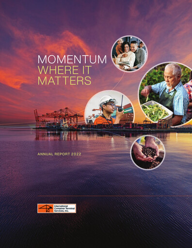 Vorschaubild International Container Terminal Services Jahresbericht 2022