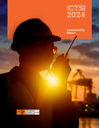 Thumbnail International Container Terminal Services Sustainability Report 2024