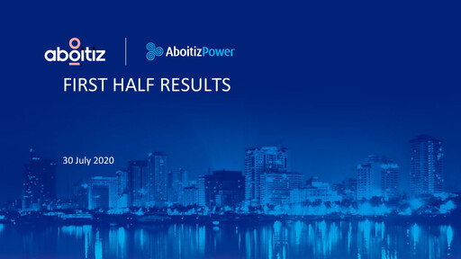 Miniature Aboitiz Power Rapport semestriel 2020-h1