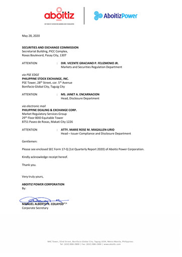 Thumbnail Aboitiz Power Quarterly Report 2020-q1