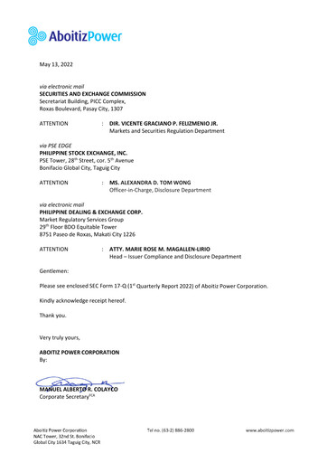 Thumbnail Aboitiz Power Quarterly Report 2022-q1