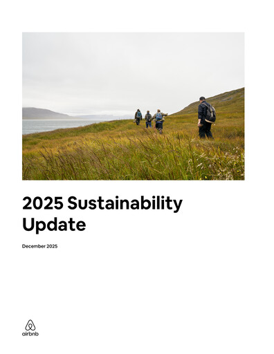 Thumbnail Airbnb Sustainability Report 2025