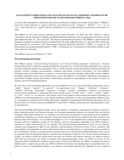 Thumbnail Docebo Financial Report 2024