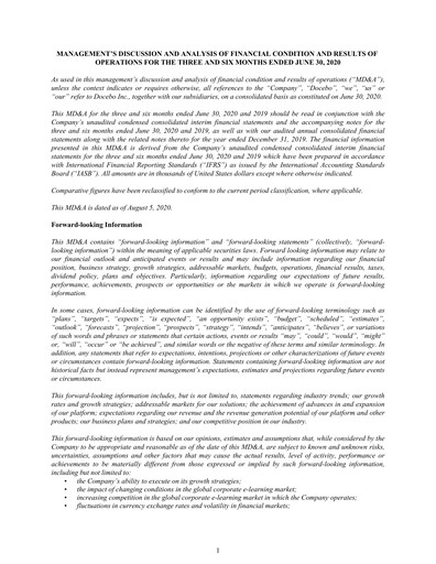 Thumbnail Docebo Quarterly Report 2020-q2