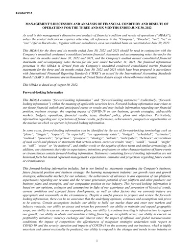 Thumbnail Docebo Quarterly Report 2022-q2