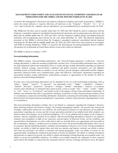 Thumbnail Docebo Quarterly Report 2024-q2