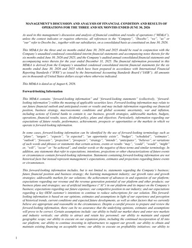 Thumbnail Docebo Quarterly Report 2026-q2