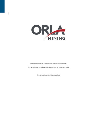 Thumbnail Orla Mining Quarterly Report 2024-q3