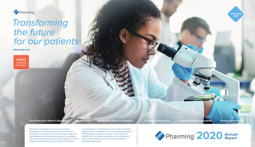 Thumbnail Pharming Group Annual Report 2020