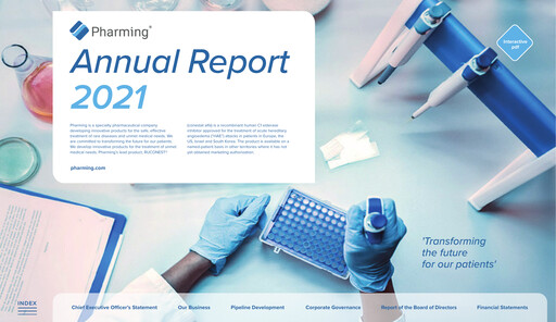 Thumbnail Pharming Group Annual Report 2021