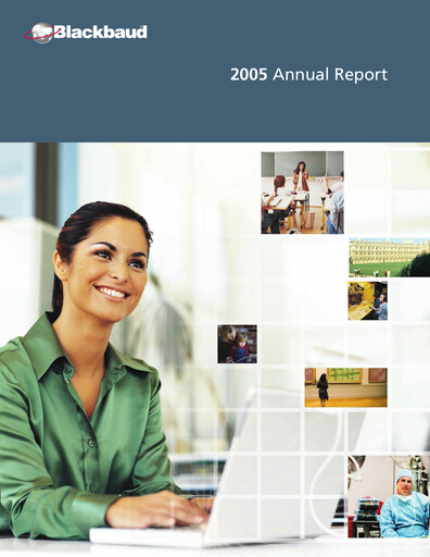 Thumbnail Blackbaud Annual Report 2005