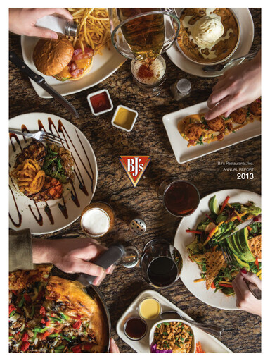 Miniature BJ's Restaurants
 Rapport annuel 2013