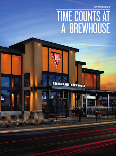 Miniature BJ's Restaurants
 Rapport annuel 2017