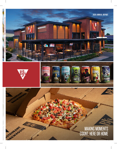 Miniature BJ's Restaurants
 Rapport annuel 2020