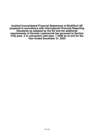 Thumbnail BioNTech Financial Statement 2023