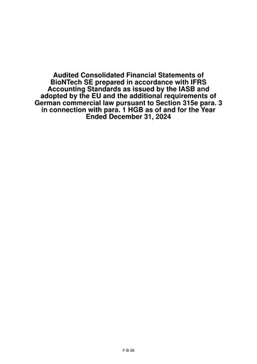 Thumbnail BioNTech Financial Statement 2024