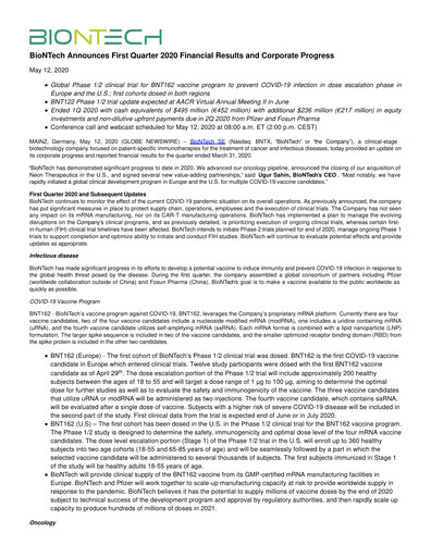 Thumbnail BioNTech Quarterly Report 2020-q1