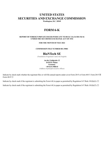 Thumbnail BioNTech Quarterly Report 2022-q1