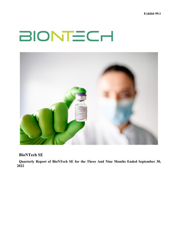 Thumbnail BioNTech Quarterly Report 2022-q3