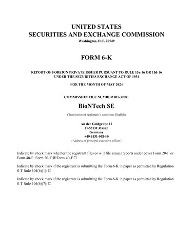 Thumbnail BioNTech Quarterly Report 2024-q1