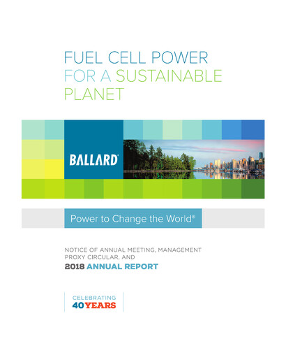 Thumbnail Ballard Power Systems
 Annual Report 2018