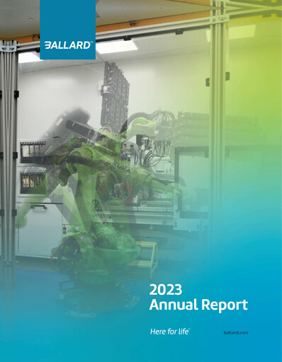 Thumbnail Ballard Power Systems
 Annual Report 2023