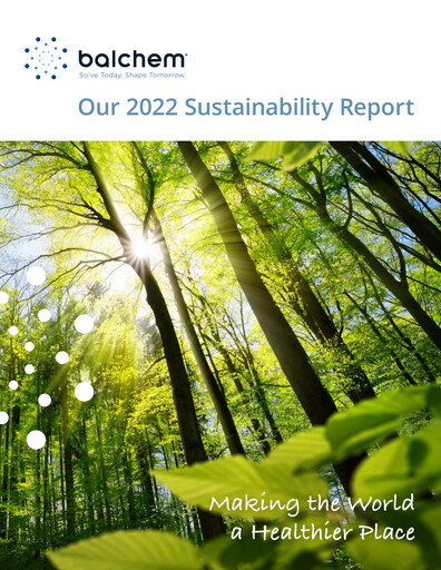Thumbnail Balchem Sustainability Report 2022