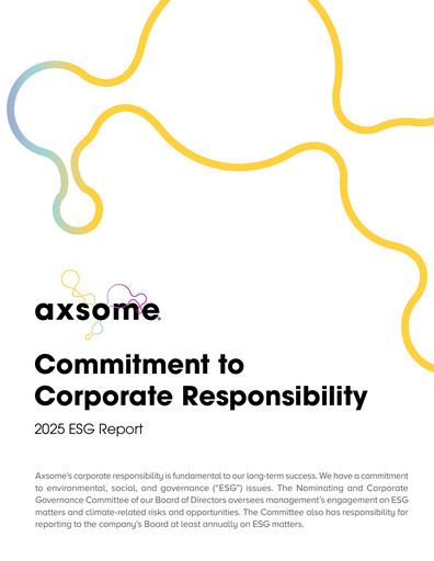 Vorschaubild Axsome Therapeutics
 ESG-Bericht 2025