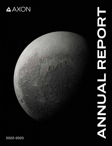 Miniature Axon Enterprise
 Rapport annuel 2022