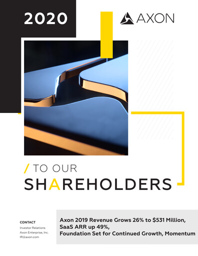 Vorschaubild Axon Enterprise
 Quartalsbericht 2019-q4