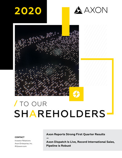 Vorschaubild Axon Enterprise
 Quartalsbericht 2020-q1