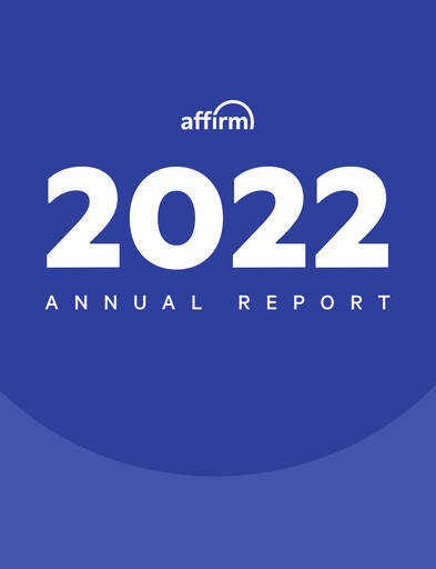 Thumbnail Affirm Annual Report 2022