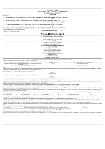 Thumbnail Yatsen Holding Annual Report 2025