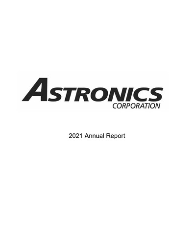 Thumbnail Astronics Corporation
 Annual Report 2021