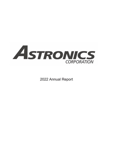 Thumbnail Astronics Corporation
 Annual Report 2022