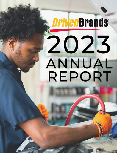 Thumbnail Driven Brands Annual Report 2023