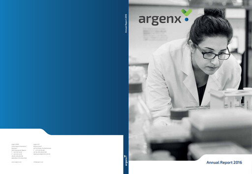 Thumbnail Argenx
 Annual Report 2016