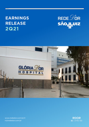 Vorschaubild Rede D'Or Sao Luiz
 Quartalsbericht 2021-q2