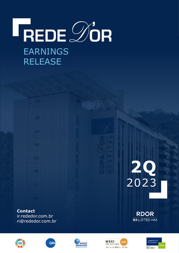 Vorschaubild Rede D'Or Sao Luiz
 Quartalsbericht 2023-q2