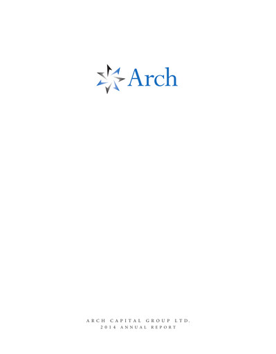Thumbnail Arch Capital Annual Report 2014