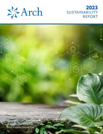 Thumbnail Arch Capital Sustainability Report 2023