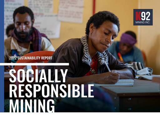 Thumbnail K92 Mining Sustainability Report 2022