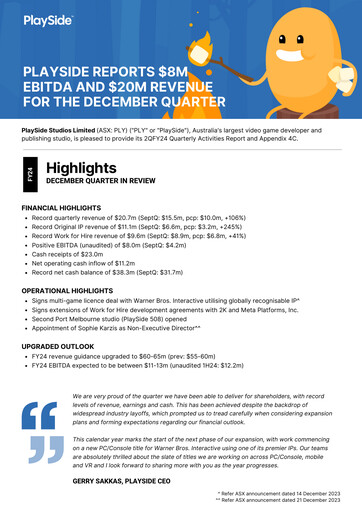 Thumbnail PlaySide Studios Quarterly Report 2024-q2
