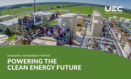 Thumbnail Uranium Energy
 Sustainability Report 2022