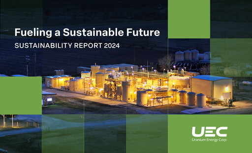 Thumbnail Uranium Energy
 Sustainability Report 2024