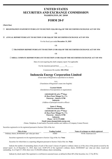 Thumbnail Indonesia Energy Annual Report 2025